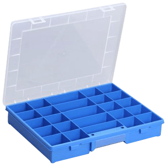 Allit plastic organizer box, EuroPlus Basic 37 / 25