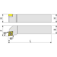 Vorschau: Drehhalter SCLCR/L, Wendeplattenhalter Vorschau: Drehhalter SCLCR/L, Wendeplattenhalter