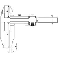 Preview: Control caliper with points and fine adjustment, type AZC 41 Preview: Control caliper with points and fine adjustment, type AZC 41