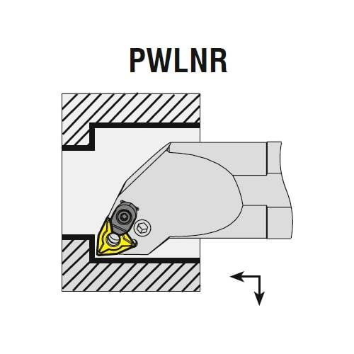 Bohrstangen Klemmhalter PWLNR/L, Wendeplattenhalter