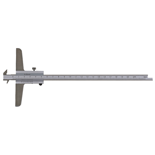 Depth caliper with double hook, DIN 862, type C060