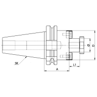 Preview: Face mill holder MAS BT 403 Preview: Face mill holder MAS BT 403