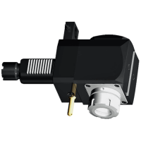 Vorschau: Angetriebenes Werkzeug für Okuma, abgewinkelt, L Vorschau: Angetriebenes Werkzeug für Okuma, abgewinkelt, L