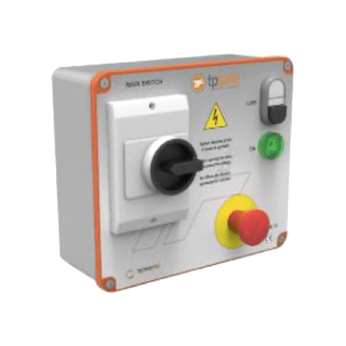 Safety switch control for machines