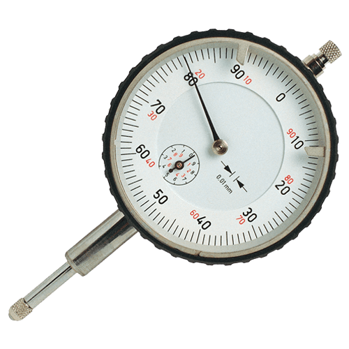 Precision dial indicator, range 10 mm, reading 0.01 mm, type 635