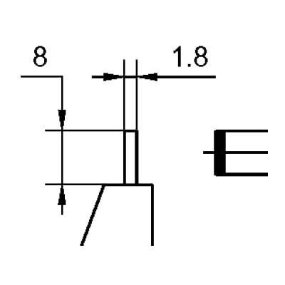 Bügelmessschraube für Rohre Typ M115, 0 - 25 mm