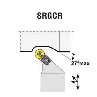 Preview: Turning tool holder SRGCR/L, insert holder Preview: Turning tool holder SRGCR/L, insert holder