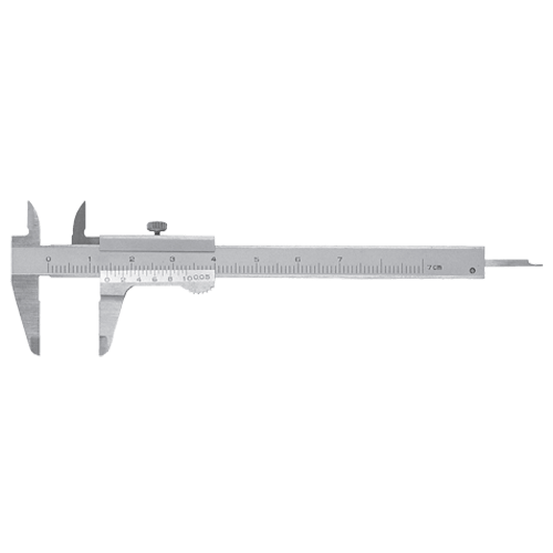 Small vernier caliper, DIN 862, stainless steel, type C010