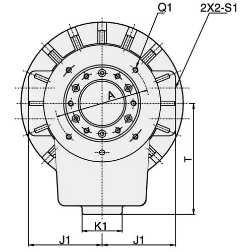 Hydraulikzylinder für Kraftspannfutter