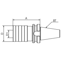 Vorschau: Gewindeschneidfutter mit Längenausgleich MAS BT 403 Vorschau: Gewindeschneidfutter mit Längenausgleich MAS BT 403