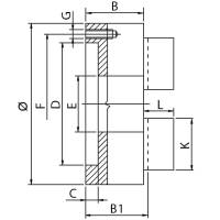 Preview: ZENTRA two-jaw chuck DIN 6350 Preview: ZENTRA two-jaw chuck DIN 6350