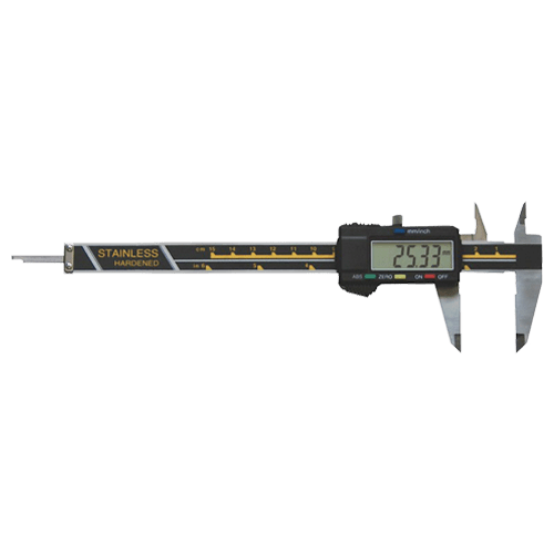 Digital caliper for left handed use, DIN 862, type 621