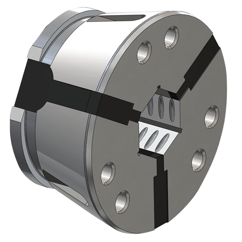 Clamping head SK 65 hexagon, axial grooved without nose