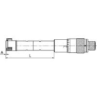 Preview: Three point internal micrometer, type 668 Preview: Three point internal micrometer, type 668