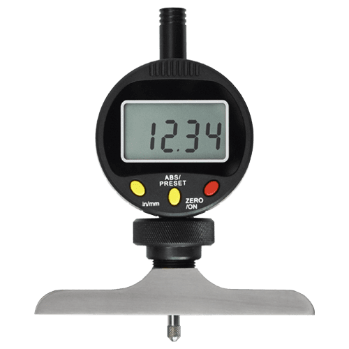 Dial indicator with depth base and extensions, type 6087/S