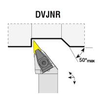 Preview: Indexable Insert holder DVJNR/L, turning tool holder Preview: Indexable Insert holder DVJNR/L, turning tool holder