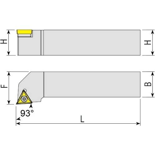 Drehhalter STJCR/L, Wendeplattenhalter