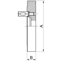 Vorschau: Flansch für Backenfutter DIN 55029, futterseitig plan Vorschau: Flansch für Backenfutter DIN 55029, futterseitig plan