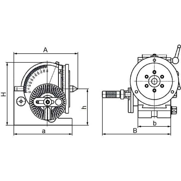 ZENTRA Universal Teilapparat inkl. Drehfutter, VUT-200KPL