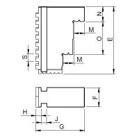 Preview: TOS hard stepped inside jaws, type SCN Preview: TOS hard stepped inside jaws, type SCN