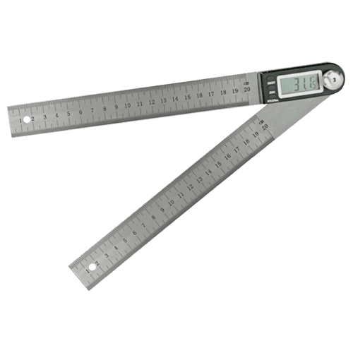 Digital protractor, joiners adjustable bevel, 0 - 360°