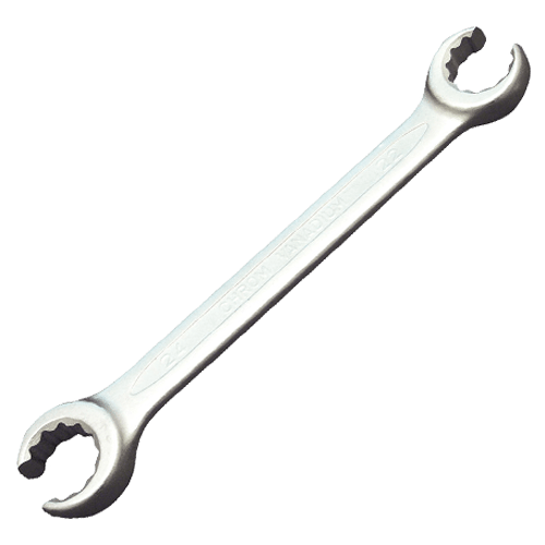 Double Ring Spanner DIN 3118, open version, metric