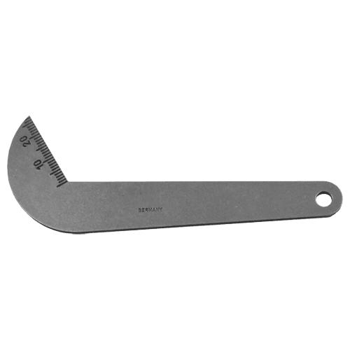 Twist drill grinding gauge in simple design, type 8340