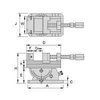 Vorschau: Sinus-Schraubstock mit Kraftverstärkerspindel, TMV-SBH-125 Vorschau: Sinus-Schraubstock mit Kraftverstärkerspindel, TMV-SBH-125