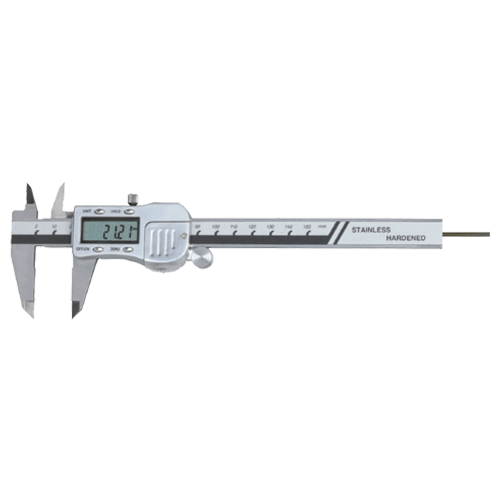 Digitaler Taschenmessschieber mit Glasmaßstab, DIN 862, 6052