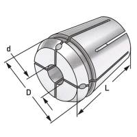 Preview: Tapping collets ER for IC ER40 (472GA) ~ ISO 15488/DIN 6499 Preview: Tapping collets ER for IC ER40 (472GA) ~ ISO 15488/DIN 6499
