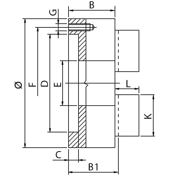 ZENTRA Zweibackenfutter DIN 6350
