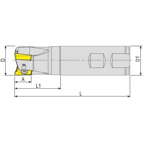 Wendeplattenfräser für Safety RT-Wendeplatten