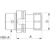Preview: OZ Collet chuck HSK-A DIN 69893 Preview: OZ Collet chuck HSK-A DIN 69893