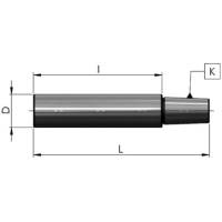 Preview: Taper arbor with cylindrical shank Preview: Taper arbor with cylindrical shank