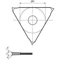Preview: Indexable insert for retaining ring groove, System 312 Preview: Indexable insert for retaining ring groove, System 312
