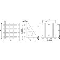Vorschau: Aufspannwinkel Guss RS28 mit T-Nuten Vorschau: Aufspannwinkel Guss RS28 mit T-Nuten