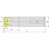 Preview: Insert milling cutter for TaeguTec AX inserts Preview: Insert milling cutter for TaeguTec AX inserts