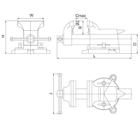 Vorschau: Werkbankschraubstock Serie SWBS Vorschau: Werkbankschraubstock Serie SWBS