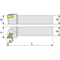 Preview: Indexable Insert holder PTGNR/L, turning holder Preview: Indexable Insert holder PTGNR/L, turning holder