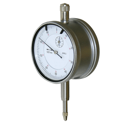 Double dial indicator, range 10 mm, reading 0.01 mm, type 644