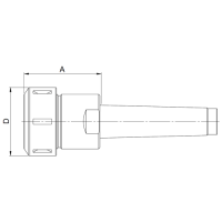 Vorschau: Spannzangenfutter OZ mit Morsekegel DIN 228 Vorschau: Spannzangenfutter OZ mit Morsekegel DIN 228