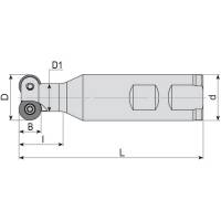 Wendeplatten T-Nutfräser Typ RDMT Wendeplatten T-Nutfräser Typ RDMT