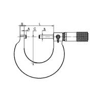 Vorschau: Bügelmessschraube analog M100, 0 - 15 mm Vorschau: Bügelmessschraube analog M100, 0 - 15 mm