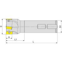 Preview: Insert milling cutter for ISO inserts AP.. Preview: Insert milling cutter for ISO inserts AP..