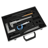 Messzeugsatz 8-tlg. im Alukoffer  Messzeugsatz 8-tlg. im Alukoffer