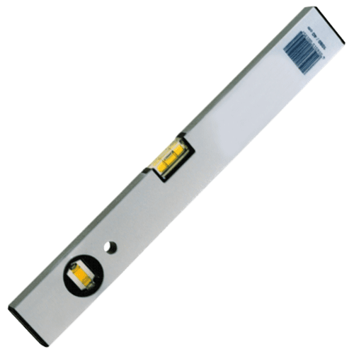 Aluminium spirit level, without magnet, 2 vials, type 312