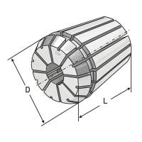 Preview: Stainless steel collet ER 20 (428E) DIN 6499-B, < 5 µm Preview: Stainless steel collet ER 20 (428E) DIN 6499-B, < 5 µm