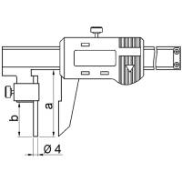 Preview: Digital caliper gauge for wall thickness measurement, type 6735 Preview: Digital caliper gauge for wall thickness measurement, type 6735