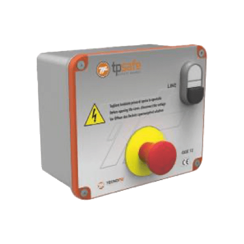 Safety switch control for machines