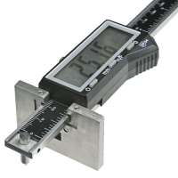 Preview: Digital steel marking gauge with ractangular plate Preview: Digital steel marking gauge with ractangular plate